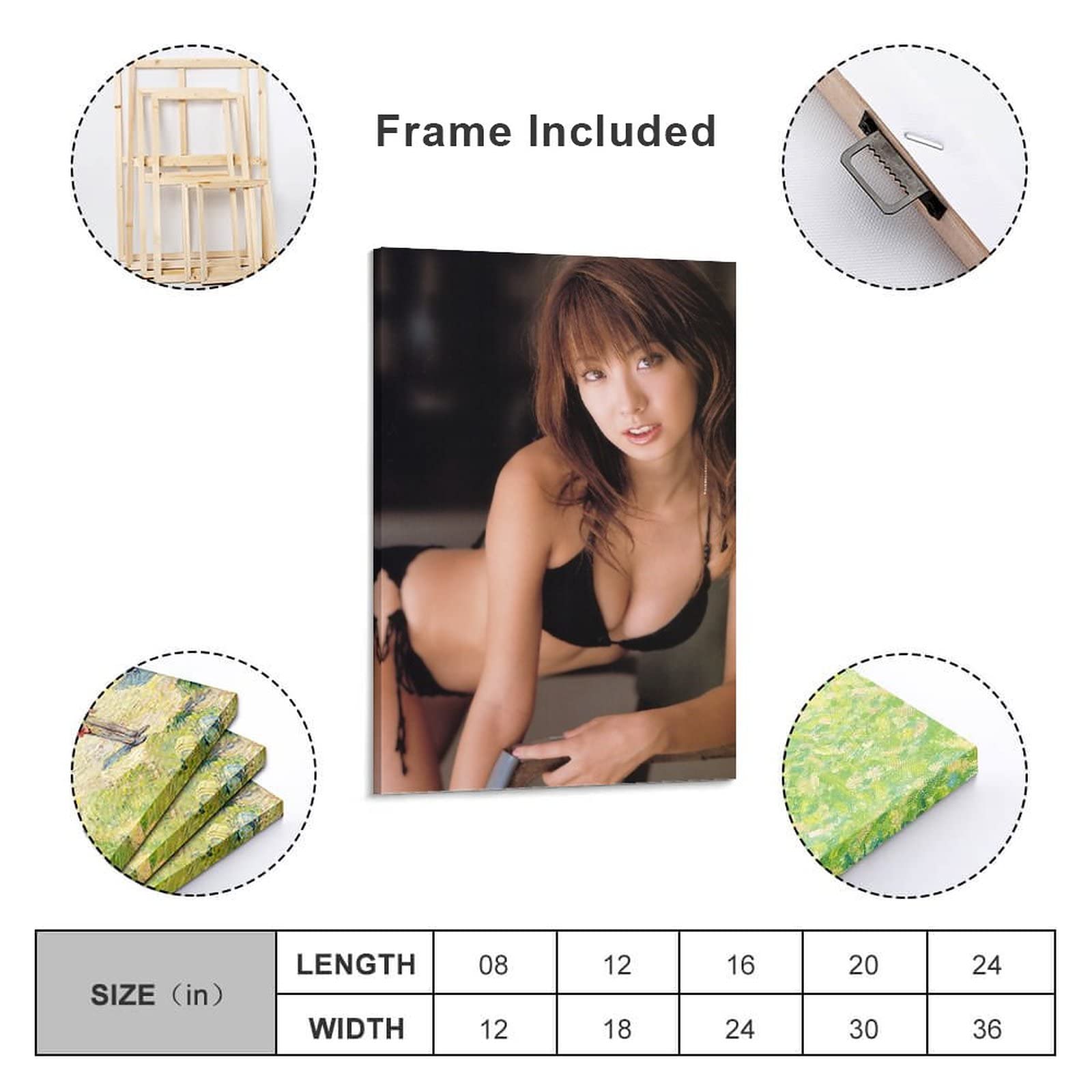 Amazon.co.jp: 山本梓水着セクシー写真ポスター壁飾り ホーム